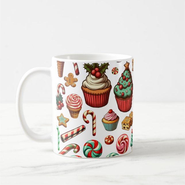 Taza De Café Navidades Candy And Sweet trata a los clipart (Izquierda)