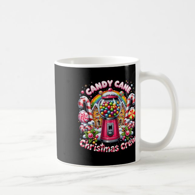 Taza De Café Navidades Candy Cane Crew House Candy Security Can (Derecha)
