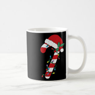 Taza De Café Navidades Candy Cane Santa Xmas Niños Pequeños Jóv