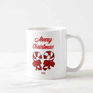 Taza De Café Navidades Candy Canes Coffee Mug