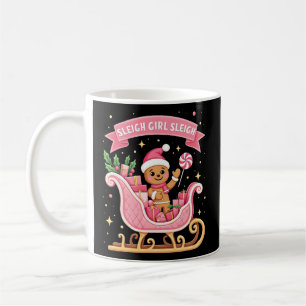Taza De Café Navidades Candy Sleigh Chica Gingerbread Holiday