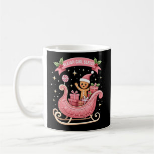 Taza De Café Navidades Candy Sleigh Chica Gingerbread Holiday