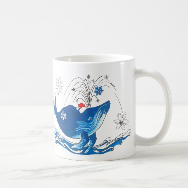 Taza De Café Navidades caprichosos Alaska Wildlife Coffee Mug (Derecha)