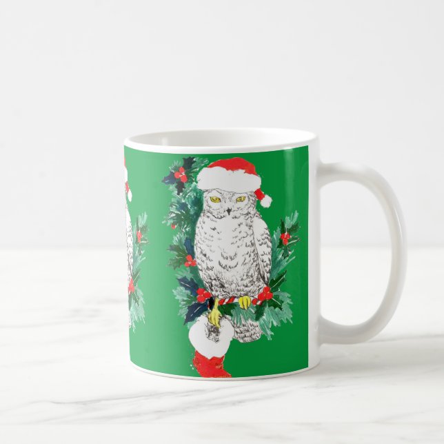 Taza De Café Navidades caprichosos Alaska Wildlife Coffee Mug (Derecha)