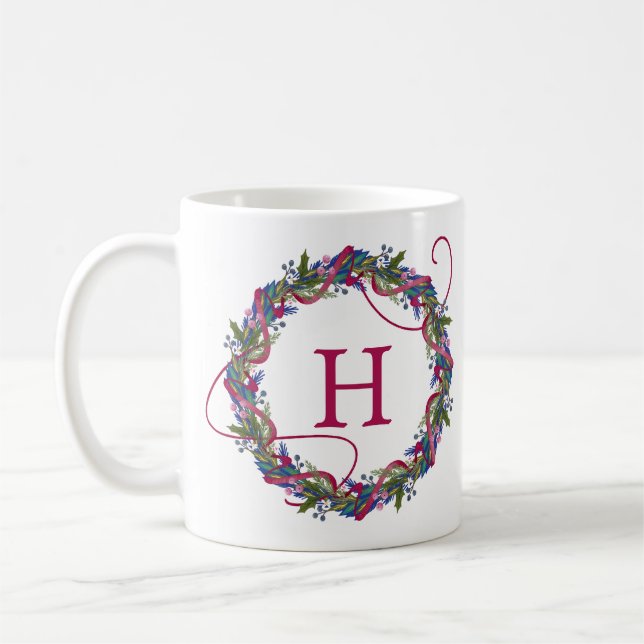 Taza De Café Navidades caprichosos fueron vacaciones iniciales (Izquierda)