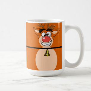 Taza De Café Navidades caprichosos renos
