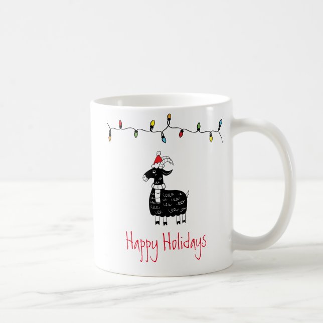 Taza De Café Navidades caprinos (Derecha)