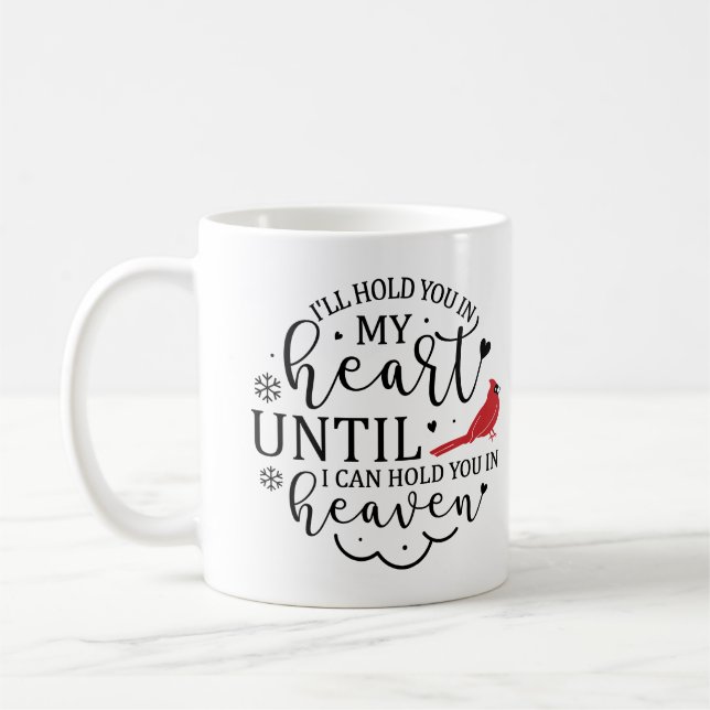 Taza De Café Navidades Cardenal 4 Personalizado (Izquierda)