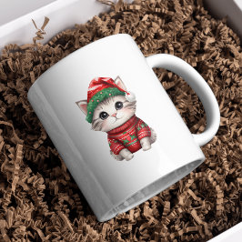 Taza De Café Navidades Cat Cutie Mug