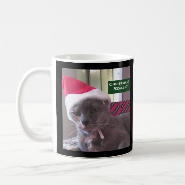 Taza De Café Navidades Cat Mug (Izquierda)