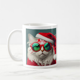 Taza De Café Navidades Cat Mug