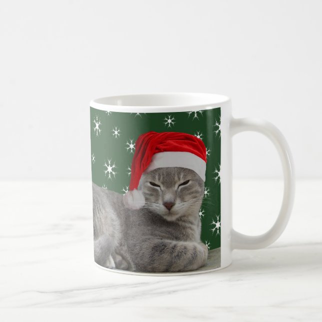 Taza De Café Navidades Cat Mug (Derecha)