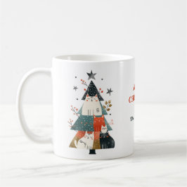 Taza De Café Navidades cautivadores del árbol de navidad con no