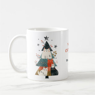 Taza De Café Navidades cautivadores del árbol de navidad con no