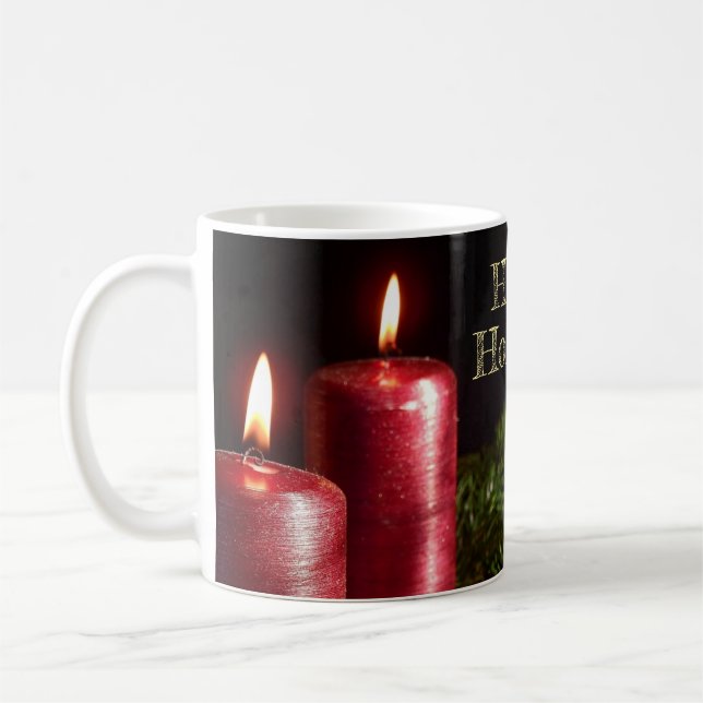Taza De Café Navidades celebran vacaciones de invierno de las V (Izquierda)