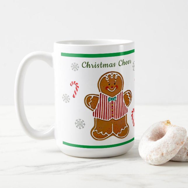 Taza De Café Navidades Cheer (Con donut)