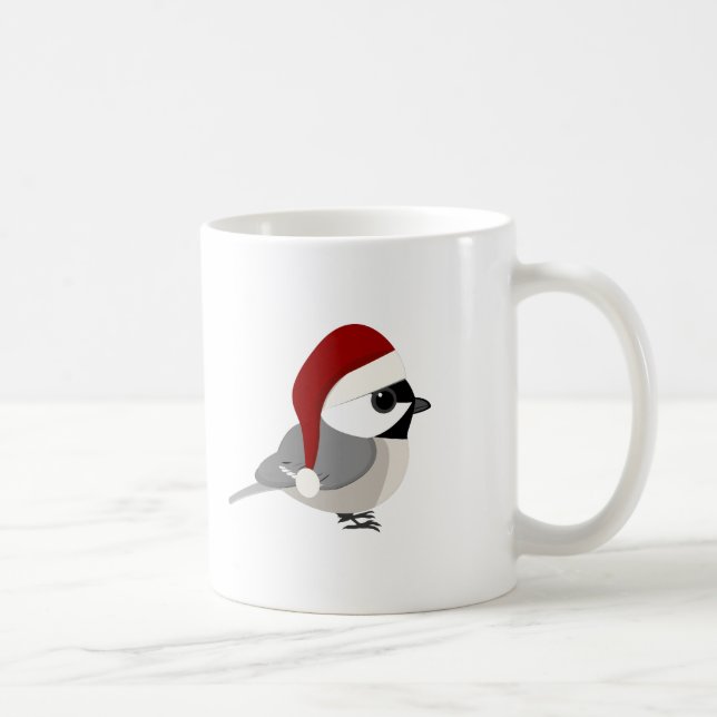 Taza De Café Navidades Chickadee (Derecha)