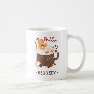 Taza De Café Navidades chilenos Chocolate caliente y Gingerbrea