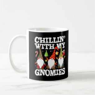 Taza De Café Navidades Chillin' Con Mi Gnomies Buffalo Tapa X