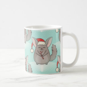 Taza De Café navidades chinchillas