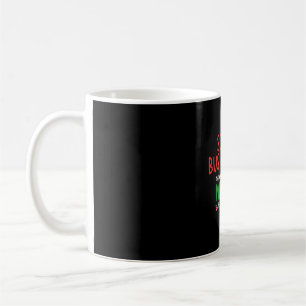 Taza De Café Navidades chofer de autobús escolar, escolar