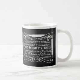 Taza De Café Navidades Christian Chalkboard Scripting