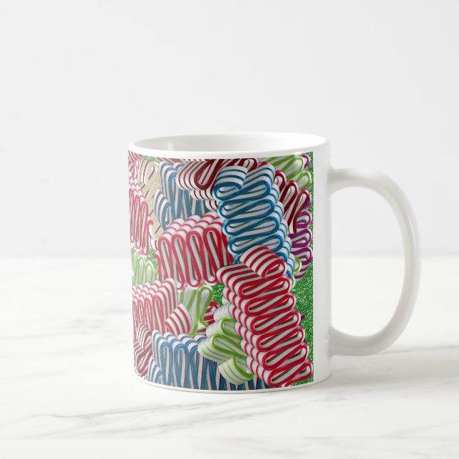Taza De Café Navidades Cinta Coffee Mug (Derecha)