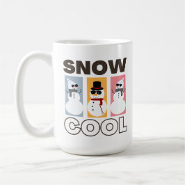 Taza De Café Navidades Cita divertida Nieve Colorosa Snowman de