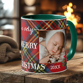 Taza De Café Navidades clásicos colocados Keepsake Photo Mug