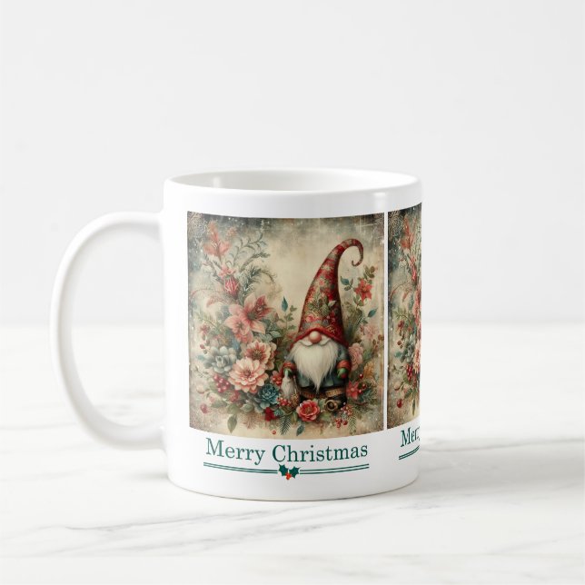Taza De Café Navidades clásicos Gnome Mug (Izquierda)