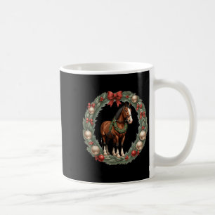 Taza De Café Navidades Clydesdale Caballos y amplificador; Una 