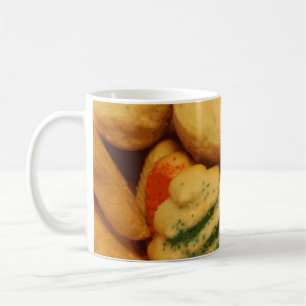 Taza De Café Navidades cocina con espolvorines de azúcar