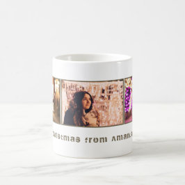 Taza De Café Navidades Collage de fotos Mug | Vacaciones modern