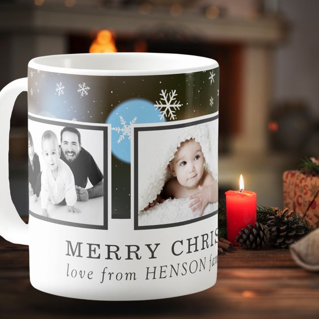 Taza De Café Navidades Collage de fotos Personalizado vacacione (Subido por el creador)
