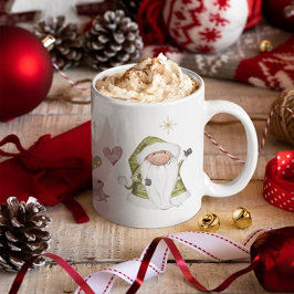 Taza De Café Navidades coloridos GNOME