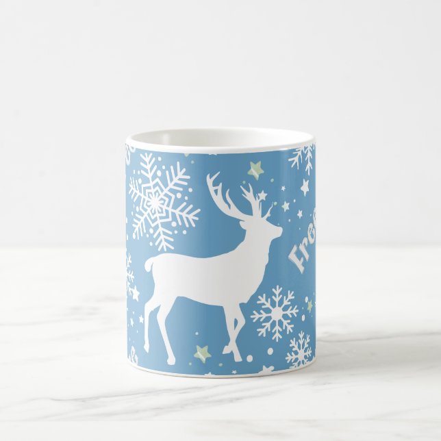 Taza De Café Navidades con copos de nieve (Centro)