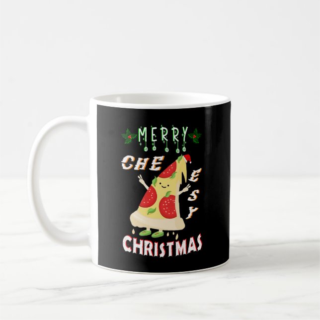 Taza De Café Navidades con queso Feliz Navidad Navidades de San (Izquierda)