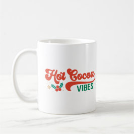 Taza De Café Navidades con vibraciones de cacao caliente