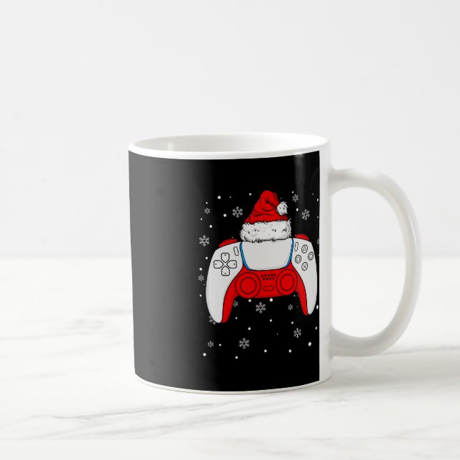 Taza De Café Navidades Controlador Santa Gamer Niños Adolescent (Derecha)