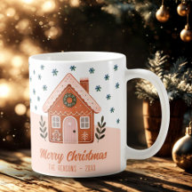 Navidades Cookie House Snowflakes Family