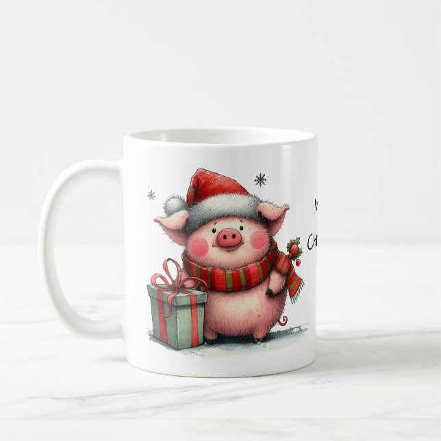 Taza De Café Navidades cortos en un Sombrero (Izquierda)