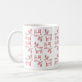 Taza De Café Navidades cortos reno R