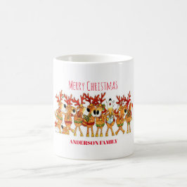 Taza De Café Navidades cortos renos que cantan
