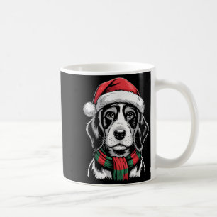 Taza De Café Navidades Costu de Bluetick Coonhound Dog Santa Ha