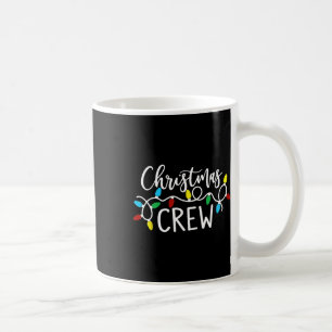 Taza De Café Navidades Crew Xmas Iluminan Pajamas Familiares