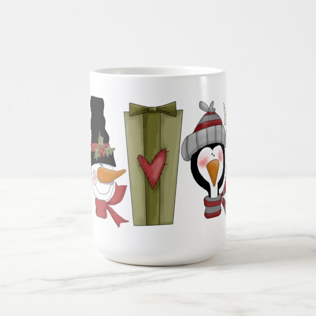 Taza De Café Navidades Critters Holiday Mug (Centro)