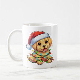 Taza De Café Navidades Cuidados Golden Retriever Mug