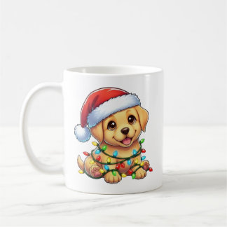 Taza De Café Navidades Cuidados Golden Retriever Mug