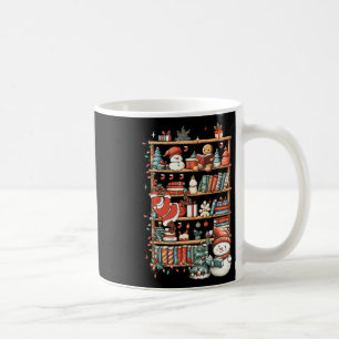 Taza De Café Navidades Cuidados Librería Santa Reading Books Gi