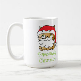Taza De Café Navidades curos Personalizado de festividad de gat